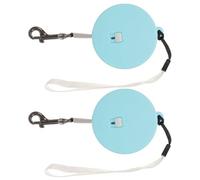 IMIKEYA 2pcs Pet Retractable Leash for Puppy and Kitten Automatic Retractable Nylon Tape Rope One Hand Brake Pull Portable Pocket Design for Small Dogs Cats and Rabbits Beach Park