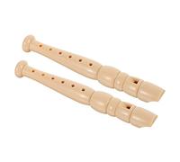 IMIKEYA 2pcs Plastic Flute Musical Training Instrument for Beginners Student Clarinet Plaything for Practice and Fun