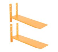 IMIKEYA 2pcs Plastic Inclined Plane with Dual Support for Physics Experiments Lightweight Educational Teaching Equipment for Elementary Science and Math Labs Stable Scale Plates for