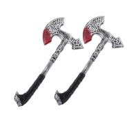 IMIKEYA 2pcs Plastic Realistic Halloween Costume Props for Medieval Role Play and Party Accessories Durable Lightweight Viking Party Accessories