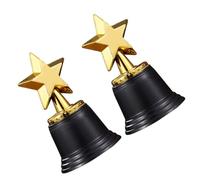 IMIKEYA 2pcs Plastic Star Trophy for School Sports Competitions and Party Favors, Versatile Student Award Cup to Motivate Participation and Promote Healthy, Unique Elegant Design