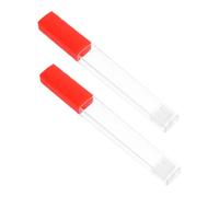 IMIKEYA 2pcs Plastic Thermometer Storage Box Protective Tube for Adults Needle Storage Holder Easy-clean Plastic Case Suitable for Home Hospital Use