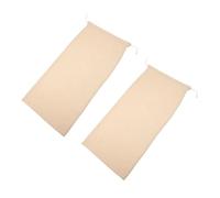 IMIKEYA 2pcs Premium Cotton Drawstring Bread Bags Lightweight Multipurpose Storage Pouches for Homemade Bread and Daily Use Practical Packing Containers