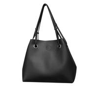 IMIKEYA 2pcs Pu Shoulder Bag Set for Women, Large Capacity Handbag with Simple Design, Suitable for Daily Use, Storing Cellphone and Folding Umbrella, Black Women Handbag Tote