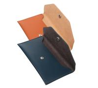 IMIKEYA 2pcs Reusable Budget Envelope Wallet Mini PU Leather Cash Organizer Pouch with Separate Compartments Money Bag for Cash Bills and Receipts Fake Leather Budgeting Planner