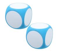 IMIKEYA 2Pcs Reusable Giant Foam Dices Writable Dry Erase Cubic Dice for Education Home and Classroom Activities Safe Jumbo Dices for Creative Learning and Group Play