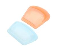IMIKEYA 2PCS Reusable Silicone Medicine Bags Clear Portable Pill Storage Pouches Small Travel Organizer for Pills Vitamins and Small Items Daily Use