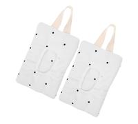 IMIKEYA 2pcs Reusable Wipes Pouch with Hanging Strap for Stroller Car Seat Capacity Wet Tissue Holder for Travel Convenience Durable Portable Wet Wipes Dispenser