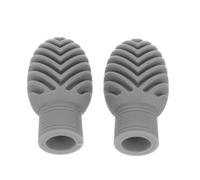 IMIKEYA 2pcs Silicone Drumstick Covers Mute Tips for Most Drum Sticks Elastic Texture Lightweight Drumstick Mute Covers for Silent Practice and Drum Supplies