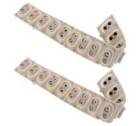 IMIKEYA 2pcs Silicone Rubber Key Contact Pads 13-key Conductive Contact Strips Universal Application Easy Installation for Digital Piano Keyboard Repair DIY