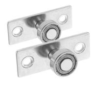 IMIKEYA 2pcs Sliding Door Rollers Pulley for Furniture Cabinet Gate Rollers Bearing Wheels with Precise Positioning Floor Protecting Lower for Sliding Patio Screen Doors