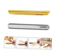 IMIKEYA 2Pcs Stainless Steel Tabletop Crumb with Clamp Holder Portable Bench for Cake Decorating and Kitchen Cleaning Suitable for Home Restaurant and Bar Use