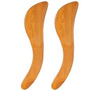 IMIKEYA 2pcs Synthetic Material Gua Sha Scraping Boards for Body and Face, Easy to Hold and Non-Slip Massage Tools Suitable for Professional and Personal Use