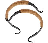 IMIKEYA 2pcs Teapot Handles Teapot Handle Wear-Resistant Kettle Grip 5.50x3.54x0.79in Iron and Hemp Rope Easy Installation Strong and Firm for Professional and Personal Use