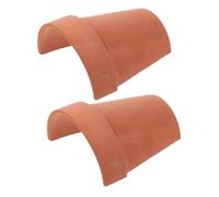 IMIKEYA 2Pcs Tortoise Basking Platform Reptiles Hideout Cave for Resting and Playing for Turtles and Lizards Easy to Clean Terrarium Accessory