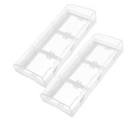 IMIKEYA 2pcs Type Triple Socket Cover Transparent Splash Guard Wall Socket Frame Protector for Bathrooms and Kitchens One Switch Box