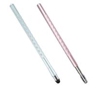 IMIKEYA 2PCS Universal Capacitive Stylus Pens for Touchscreen Tablets - Extendable Digital Touchscreen Pen Set in Rose Gold and Light Blue for Online Learning and Drawing