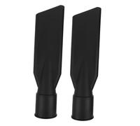 IMIKEYA 2pcs Vacuum Cleaner Crevice Tool Nozzle with Ergonomic Design and Enhanced Suction Efficiency, Black Plastic Flat Mouth Attachment for Cleaning in Narrow Gaps and Diverse