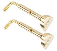 IMIKEYA 2pcs Violin Chin Rest Screws Brass Small Replacement Parts with Stable Design to Prevent Chin Rest from Moving for Violin Accessories