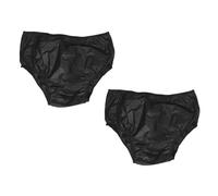 IMIKEYA 2pcs Waterproof Washable Adult Diaper Covers Leakproof Elderly Eva Cloth Nappies Elastic Fit Protective Briefs for Incontinence Care at Home and Nursing