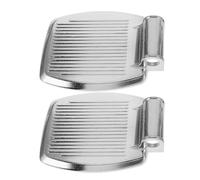 IMIKEYA 2pcs Wheelchair Footrest Attachment for Elderly Walker and Mobility Scooter, Aluminium Alloy with Stable Support System and 19mm Hole Diameter, Easy Installation for Comfortable