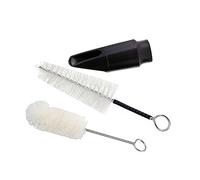 IMIKEYA 2pcs Whistle Brush Sax Swab Kit Saxophone Mouthpiece for Music Instrument Soprano Mouthpiece