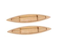 IMIKEYA 2pcs Wooden Sailboat Model for Aquarium and Decor Handcrafted Floating Fishing Boat Craft Compact Nautical Desktop Ornament for Ocean Theme Home and Office Decorations