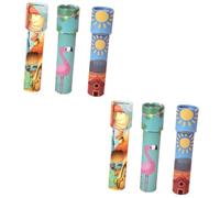 IMIKEYA 2sets Kaleidoscope Educational Rotating Kaleidoscope for Boys Compact Design Promotes Vision Hand Eye Coordination Curious 3pcs*2