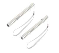 IMIKEYA 2Sets Medical Flashlight Pen Light LED Pupil Lamp for Doctor Oral Examination USB Rechargeable Compact Design with Pocket Clip for Nurses and Doctors
