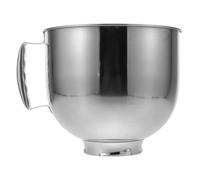IMIKEYA 3.6l Stainless Steel Deep Mixing Bowl Compatible with Stand Mixer Multipurpose Kitchen Mixing Bowl for Baking and Food Preparation