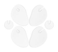IMIKEYA 3 Pair Gel Shoe Insoles for Foot Relief with Buffering and Pressure Reduction, Non-Slip Forefoot Cushions Suitable for Toes and Foot Comfort