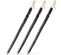 IMIKEYA 3 Pcs Radiator Brush Long Handle Radiator Cleaner Brush Flexible Polypropylene Bristle and Timber Black for Washing Machine