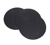 IMIKEYA 3 Pcs Retro Vinyl Records Wall Decorations Durable Fake Records for Home Bar Cafe Interior Room Decor Vintage Music Event Accessories