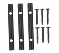 IMIKEYA 3 Sets Electric Guitar String Stable Bar Pressure Chord Rods Music Instrument Accessories Lightweight Zinc Alloy Simple Structure Black 48mm