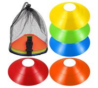 IMIKEYA 30 Pcs Football Training Cones for Sports Training with Mesh Bag, Made of Sturdy Pe Material, Easy to Transport and Simple Organization Soccer Practice Cones Set for Agility