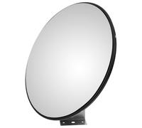 IMIKEYA 30cm Convex Mirror Black Abs Wide Angle Traffic Corner Mirror Enhances Safety and Security for Supermarkets and Roads