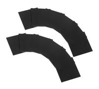 IMIKEYA 30Pcs 50X50Mm Black Acrylic Sheet 2Mm Thick Square Crafting Blanks for DIY Painting and Display Projects