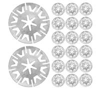 IMIKEYA 30pcs Engine Heat Shield Fasteners Push-On Retainer Clips for Car Hood Insulation Universal Metal Clips Exhaust Heat Shield Fixing Clamp Hose
