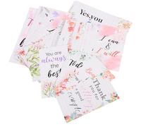 IMIKEYA 30pcs Motivational Business Encouragement Cards with Feature Quotes and Affirmations on Coated Paper, Unique Designs and Messages, for Office Environment and Lunch Boxes,
