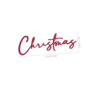 IMIKEYA 30pcs Red Paper Christmas Cake Toppers Festive Holiday Dessert Decorations for Winter Xmas Parties Sturdy Material Easy DIY Cake Decor Supplies