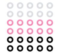 IMIKEYA 30pcs round Anti-slip Silicone Glasses Ear Hooks and Adults, Comfortable Eyeglasses Ear Retainers to Stop Glasses Sliding down Nose, Sturdy Eye-wear Leg Covers Random Color