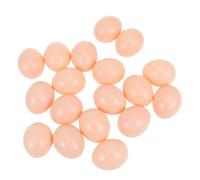 IMIKEYA 35Pcs DIY Plastic Emulation Eggs Set for Painting and Graffiti, Hand-Painted Pretend Play Food for Easter Party and Creative Art Craft Activities