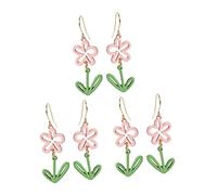 IMIKEYA 3pairs Daisy Flower Earrings Stud Earrings for Women Flower Studs for Party Wedding Banquet