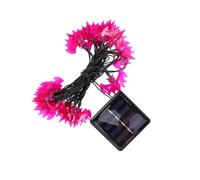 IMIKEYA 3pcs 20 Solar-Powered 5m Purple Plastic Lamp Strings Waterproof Bar Lighting Warm Light 6h Charge for 8h Use