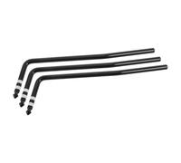 IMIKEYA 3pcs Black Electric Guitar Tremolo Arm Set Plug-and-play Metal Vibrato Bars with High Sensitivity for Stable Tuning and Enhanced Performance on Guitar Bridge