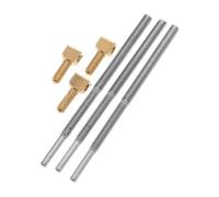 IMIKEYA 3pcs Bow Screw Rods for Violin Repair Durable Replacement Parts Easy Installation Efficient Tool for Maintaining Bow Frogs Compatible with Violin