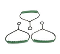 IMIKEYA 3pcs Cast Iron Horse Hair Comb Scraper for Shedding Dog Hair Grooming Brush Serrated Edge for Cattle Clean for Horse Grooming Routine