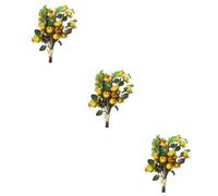 IMIKEYA 3pcs Christmas Picks Artificial Yellow Pomegranate Faux Rosehip Berries Artificial Rosehip Berries Christmas Wreath Picks Diy Floral Arrangements