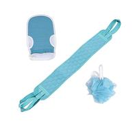 IMIKEYA 3Pcs Exfoliating Shower Gloves Towel Kit Back Scrubber for Deep Cleansing Comfortable Durable Materials for and Skin Care Routine