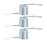 IMIKEYA 3pcs Floor Jack Torsion Spring Hydraulic Jack Handle Return Spring 3-4 Tons Horizontal Extension Metal Car Accessories Silver